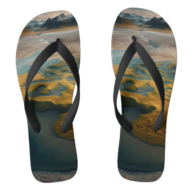 Golden Harmony Flip Flops (Footbed)