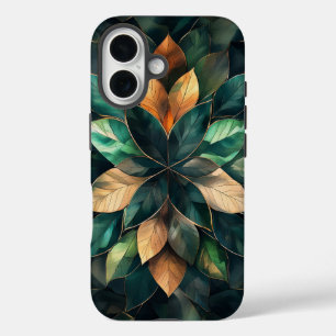 Golden Harmony Leaf Phone Case