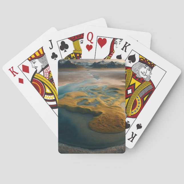 Golden Harmony Playing Cards (Back)