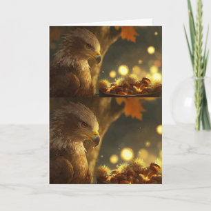 Golden Harvest Greetings Card