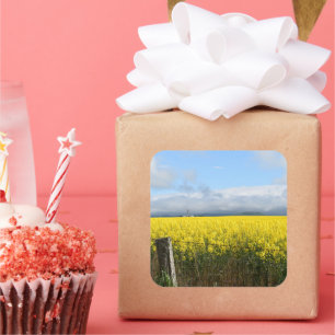 Golden Harvest Square Sticker