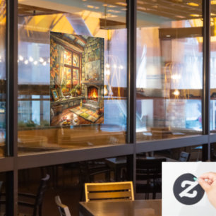 Golden Harvest Window Cling