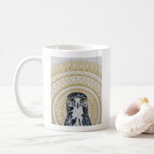 Golden Hawk Mandala Mug