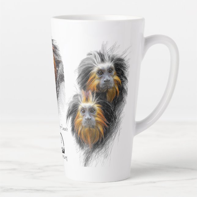 Golden-headed Lion Tamarin Mug by RSCF (Right)