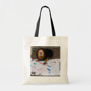 Golden-Headed Lion Tamarin Painting Tote Bag