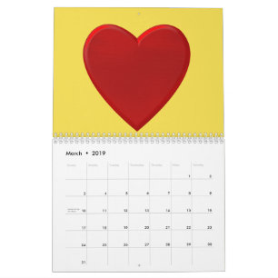 golden  hearts calendar