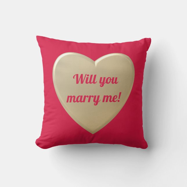 golden  hearts cushion (Front)
