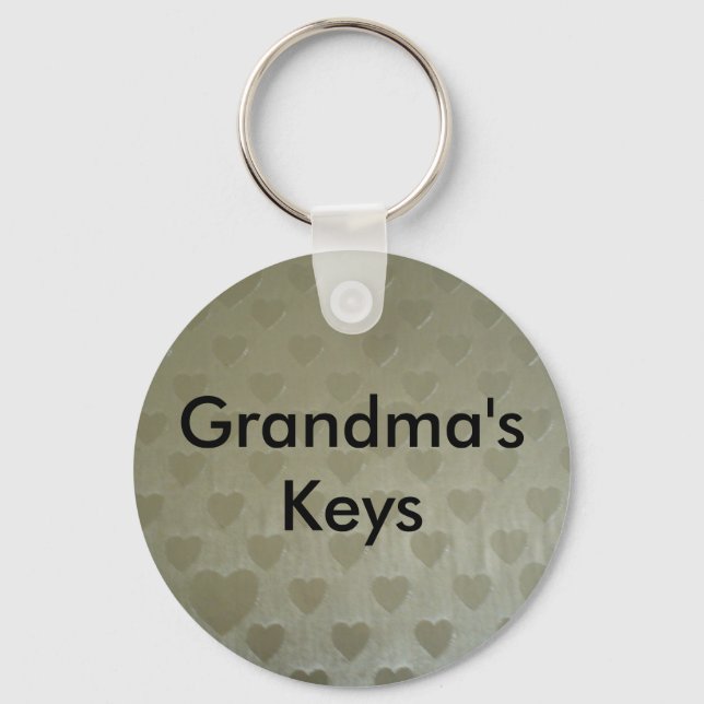 Golden Hearts Key Ring (Front)