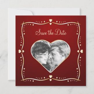 Golden Hearts - Save the date announcement
