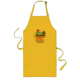 Golden Hen 8 Gold Eggs Abundance Apron