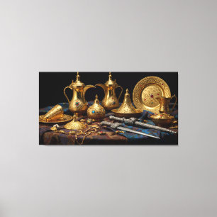 Golden Heritage – A Masterpiece of Elegance Canvas Print