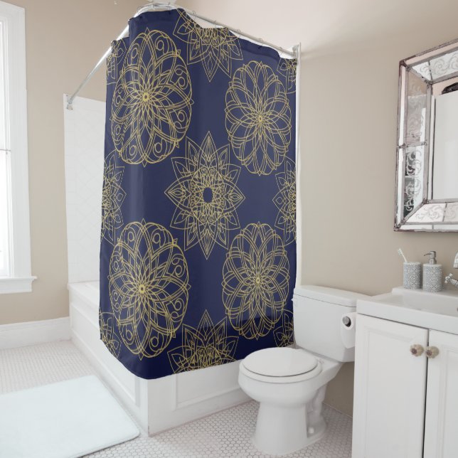 Golden Heritage Shower Curtain (In Situ)