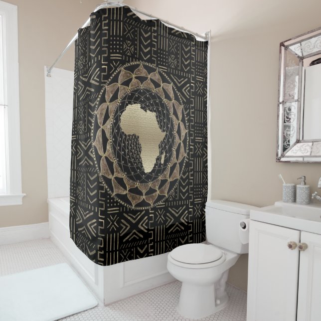  “Golden Heritage”  Shower Curtain (In Situ)