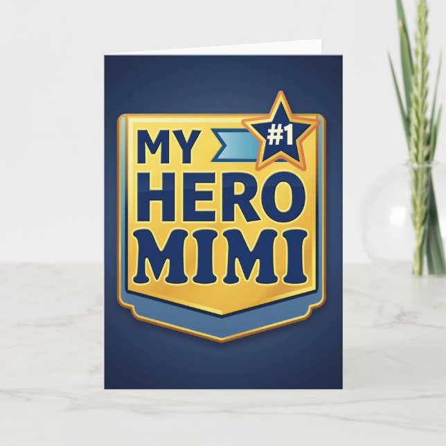 Golden Hero Mimi Emblem Card (Front)