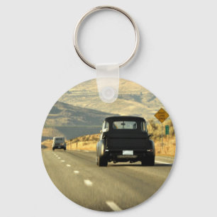 Golden Highway Key Ring