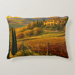 Golden Hillside Vineyard – Rectangular Pillow