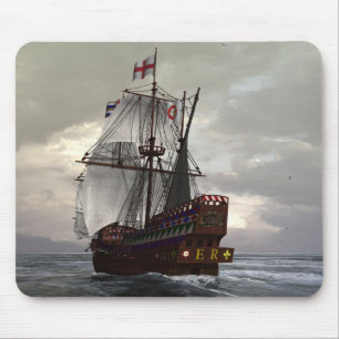 Golden Hind Mouse Mat