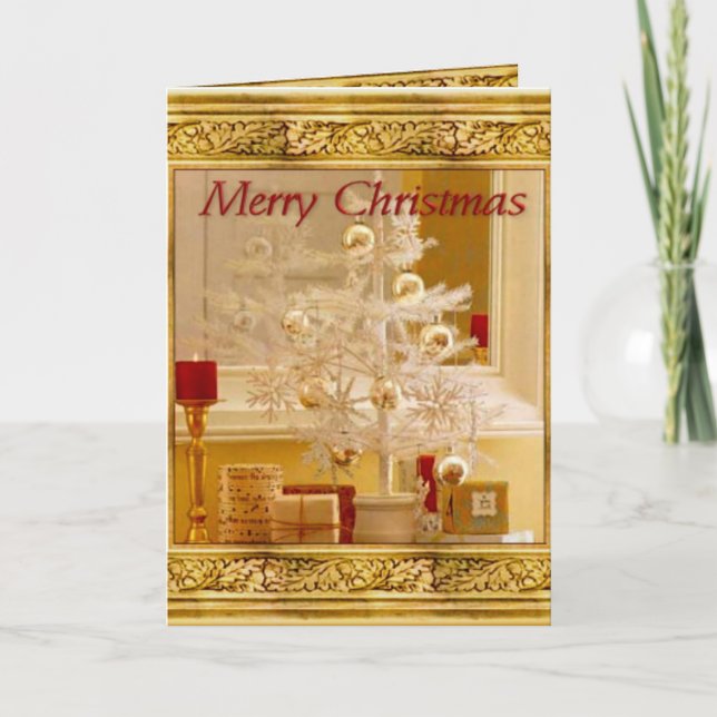 Golden Holidays Card (Front)
