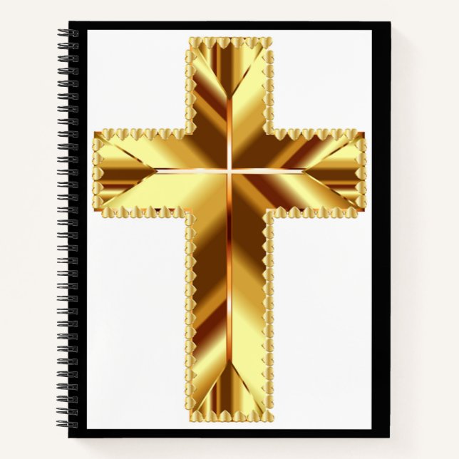 GOLDEN HOLY CROSS NOTEBOOK (Front)