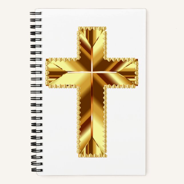 GOLDEN HOLY CROSS NOTEBOOK (Front)