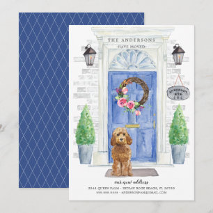 Golden Honey Cockapoo Door Moving Announcement