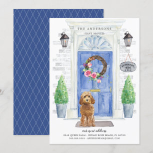 Golden Honey Cockapoo Door Moving Announcement