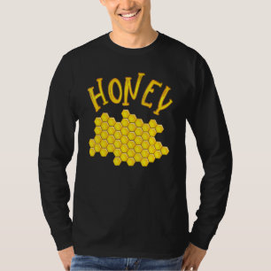 Golden Honey Comb Honey And Beekeeper T-Shirt