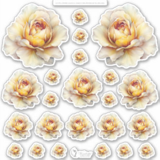 Golden Honey Fairy World – 4a -  Flowers Sheet 