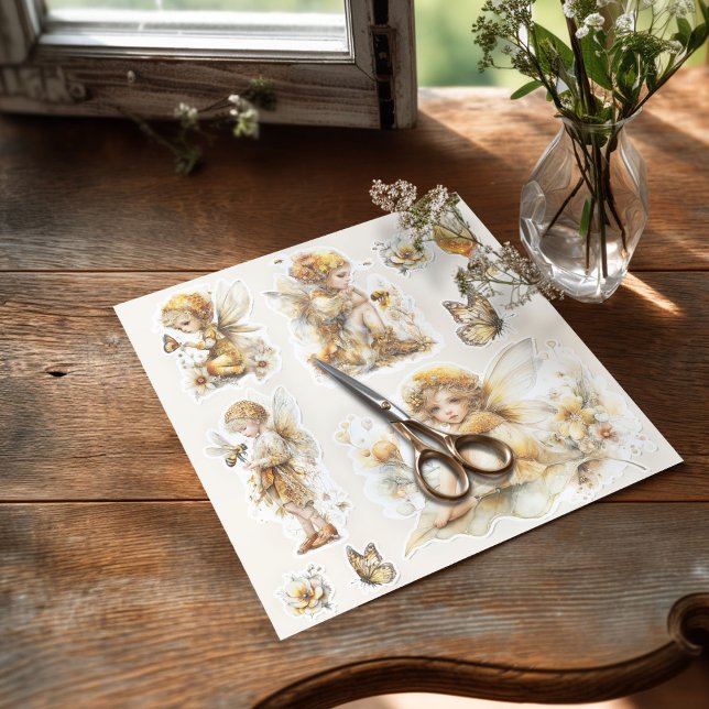 Golden Honey Fairy World – The Awakening (Sticker on the table with the scissors)