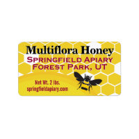 Golden Honeycomb Honey Jar Product