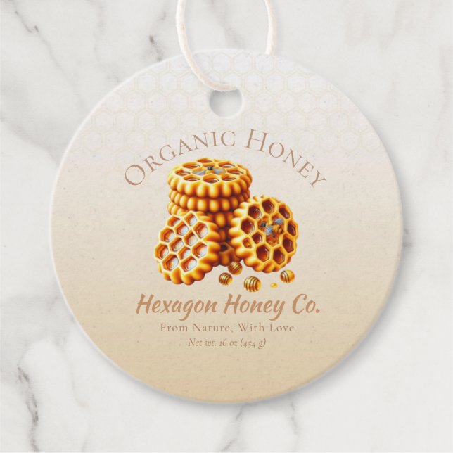 Golden Honeycombs Product Tag (Front)