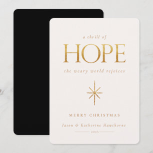 Golden Hope Christmas Card