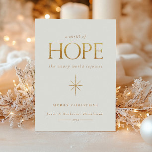 Golden Hope Christmas Card