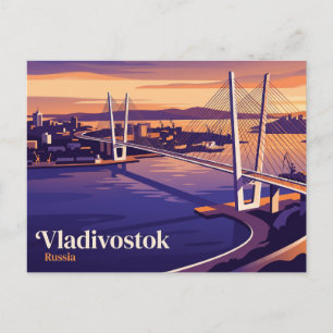Golden Horn Bay Russia Postcard