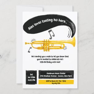 Golden Horn Invitation