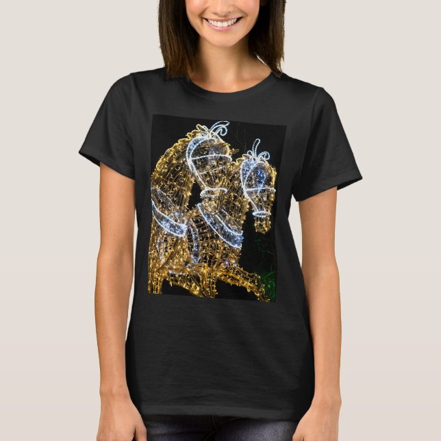 Golden horses galloping T-Shirt (Front)