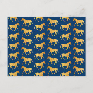 Golden Horses Postcard