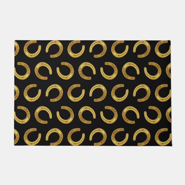 Golden horseshoe doormat (Front)