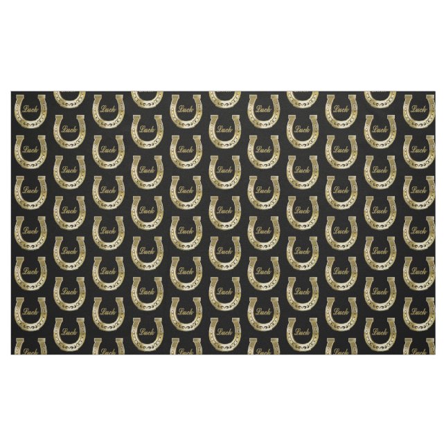 Golden horseshoe fabric (Fat Quarter)