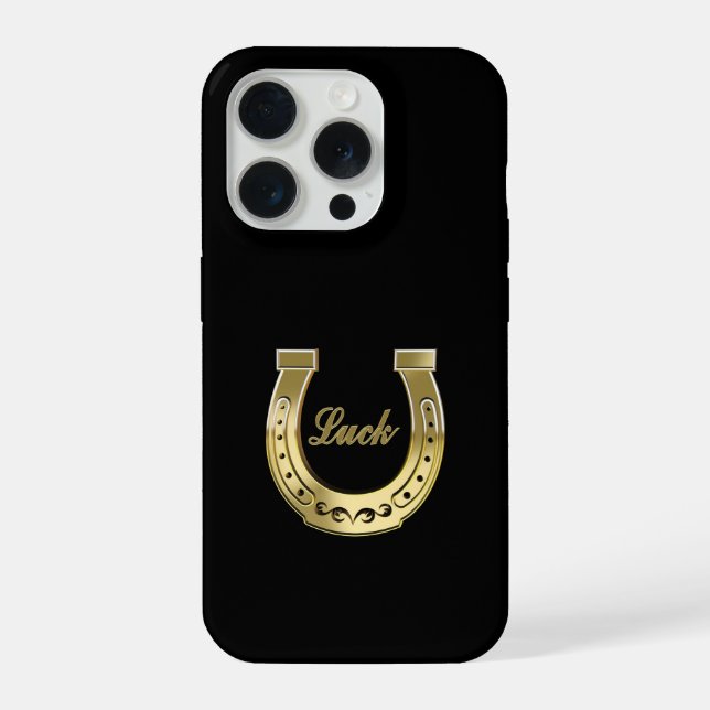 Golden horseshoe iPhone case (Back)
