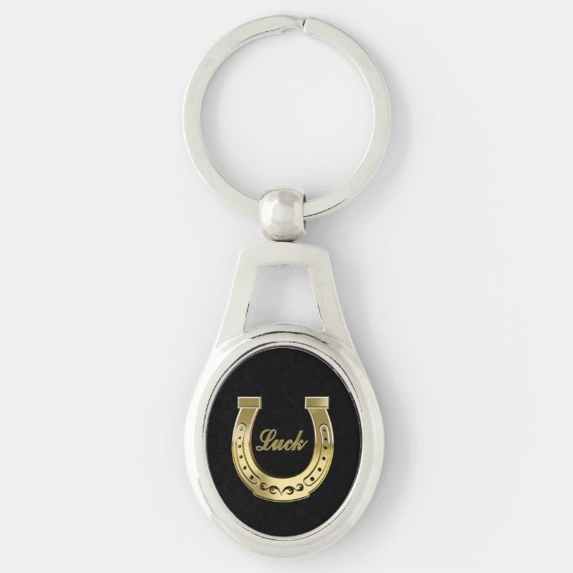 Golden horseshoe key ring (Front)