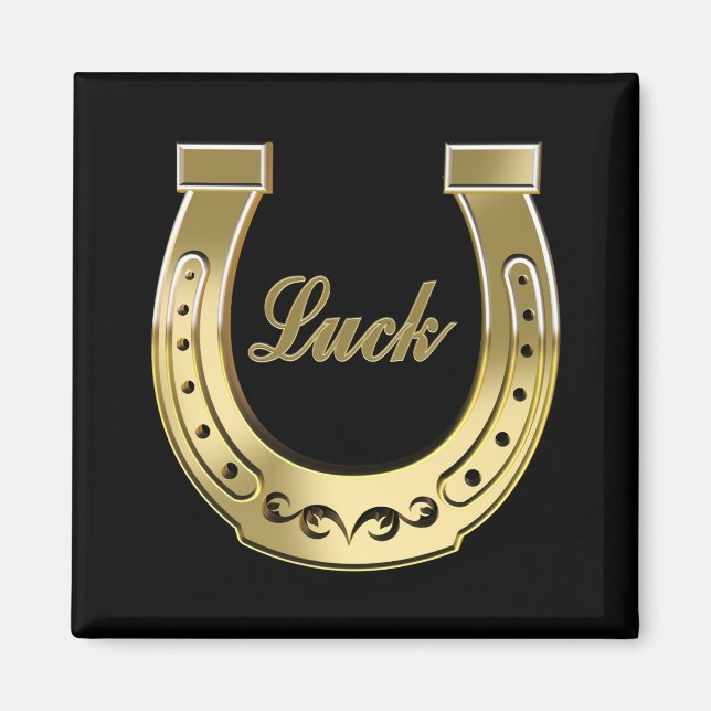 Golden horseshoe magnet (Front)