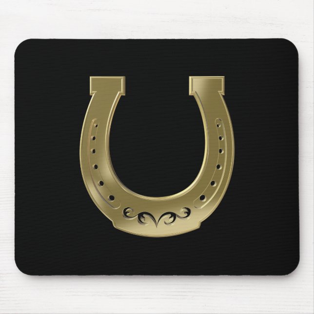 Golden horseshoe mouse mat (Front)