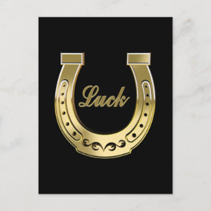 Golden horseshoe postcard