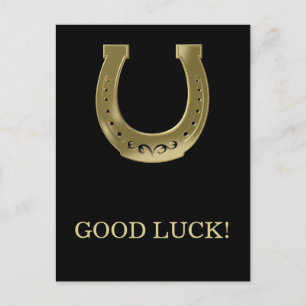 Golden horseshoe postcard