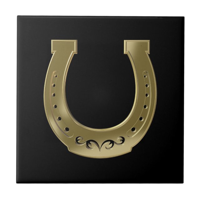 Golden horseshoe tile (Front)