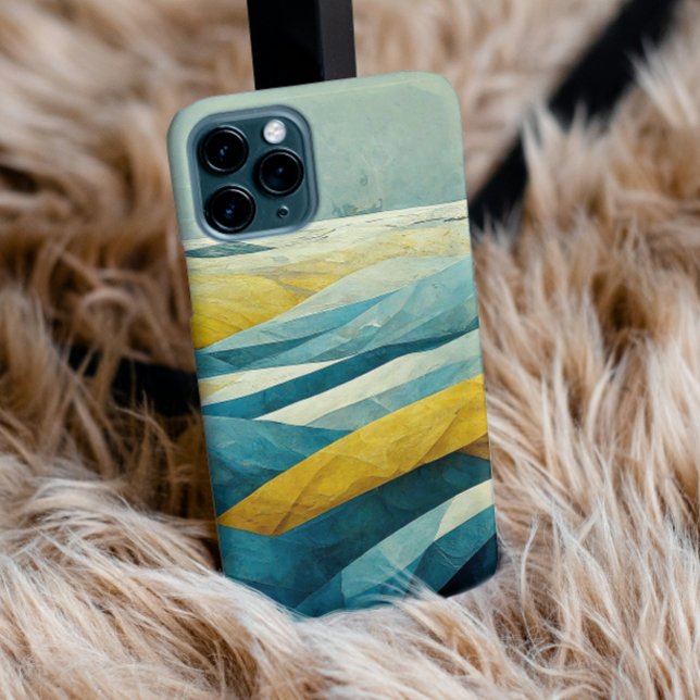 Golden Hour Abstract Geometric Pattern Case-Mate iPhone Case (Golden Hour Abstract Geometric Pattern Case-Mate iPhone Case)