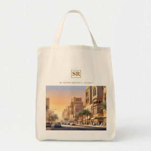 Golden Hour Al-Olaya District, Riyadh Tote Bag