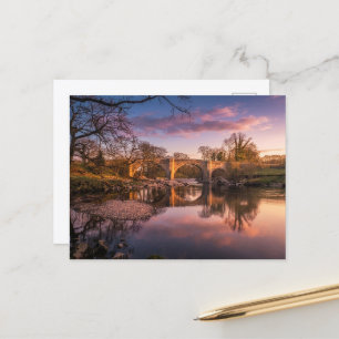 Golden Hour at Devil's Bridge Vibrant Cumbria Postcard