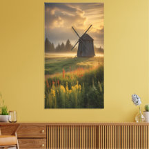 Golden Hour at the Old Windmill